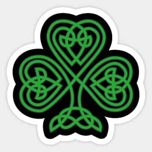 Celtic Knot Shamrock Sticker